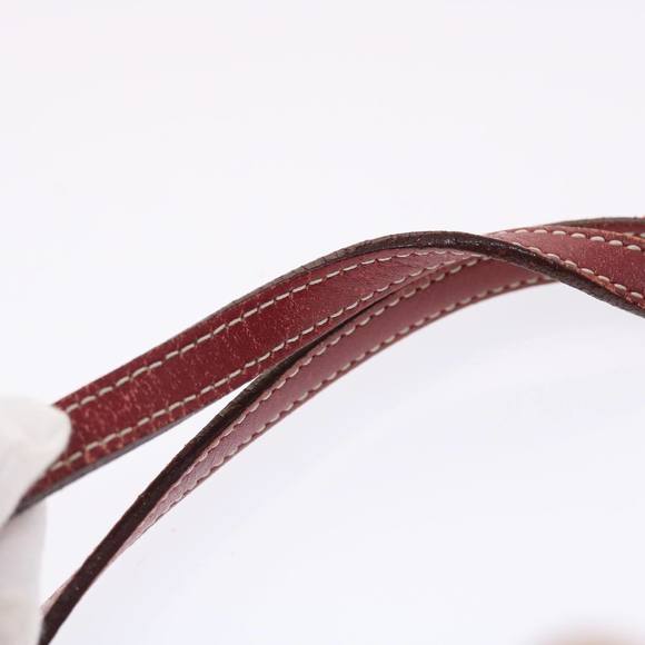 BURBERRY Nova Check Blue Label Tote Bag Nylon Beige Red Auth 49770 - Picture 8 of 16